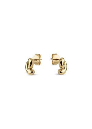 Nari studs Forgyldt Enamel 